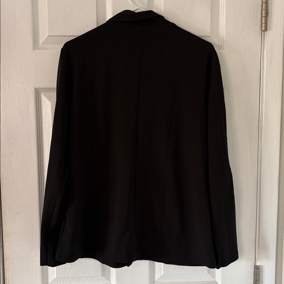 Black Grommet Sleeve Blazer Edgy Eyelet Statement Jacket Y2K Chic - Picture 6 of 6